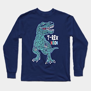 T-Rex Neon Long Sleeve T-Shirt